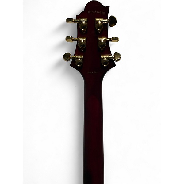 Used Samick JZ-2 Wine Red Hollow Body Electric Guitar