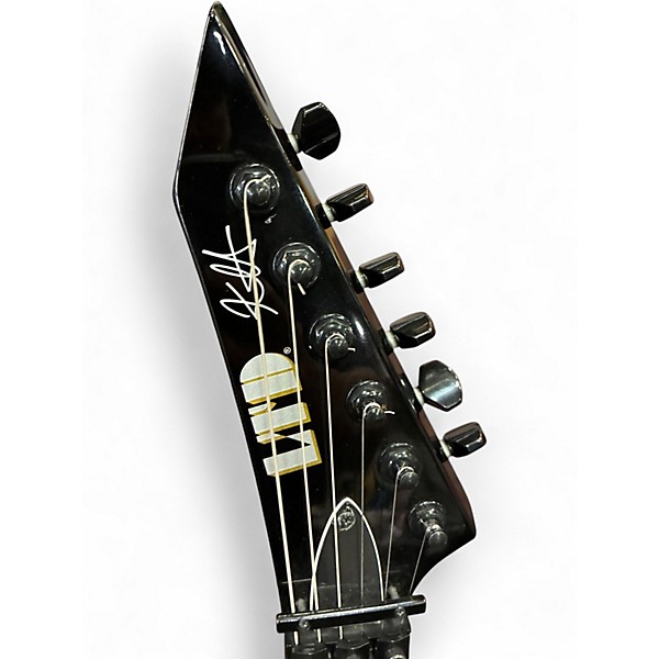 Used ESP KH602 Kirk Hammett Signature Metallic Black Solid Body Electric Guitar