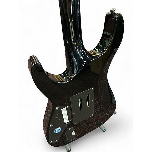 Used ESP KH602 Kirk Hammett Signature Metallic Black Solid Body Electric Guitar