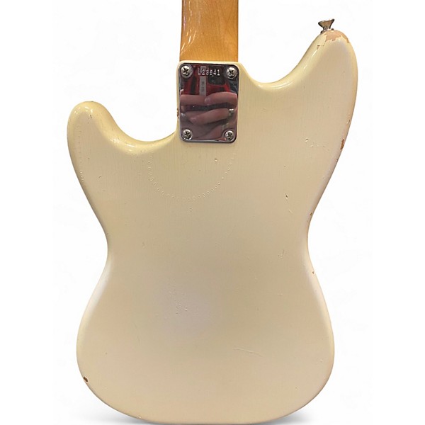 Vintage 1964 Fender Duo Sonic Olympic White Solid Body Electric Guitar