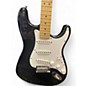 Vintage 1989 Fender Standard Stratocaster Black Solid Body Electric Guitar