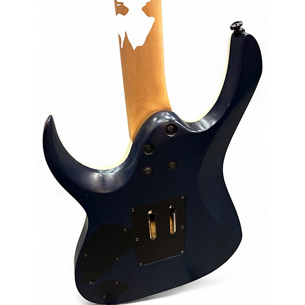 Used Ibanez RGAR42MFMT Blue Solid Body Electric Guitar