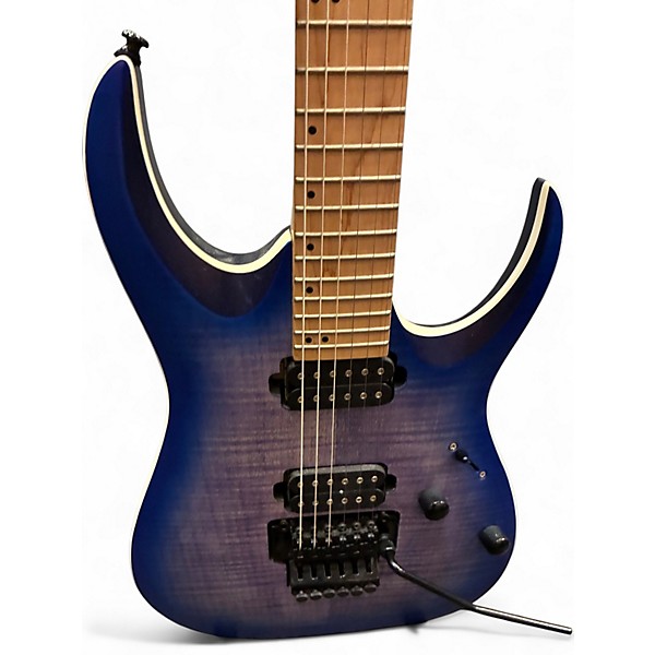 Used Ibanez RGAR42MFMT Blue Solid Body Electric Guitar