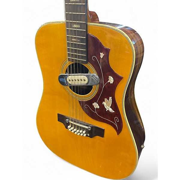 Used Aria 714 S Natural 12 String Acoustic Electric Guitar