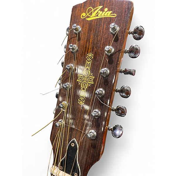 Used Aria 714 S Natural 12 String Acoustic Electric Guitar