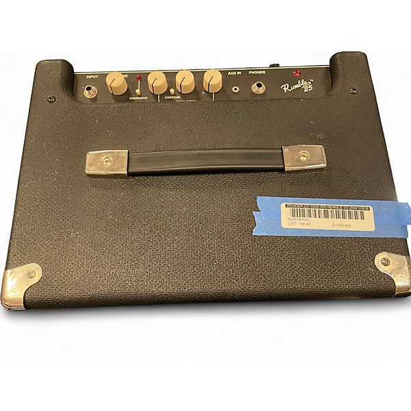 Used Fender Rumble 25 25W 1x8 Bass Combo Amp