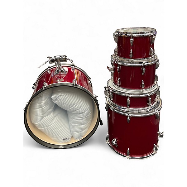 Used 2020s TAMA 5 Piece Imperialstar Metallic Red Drum Kit