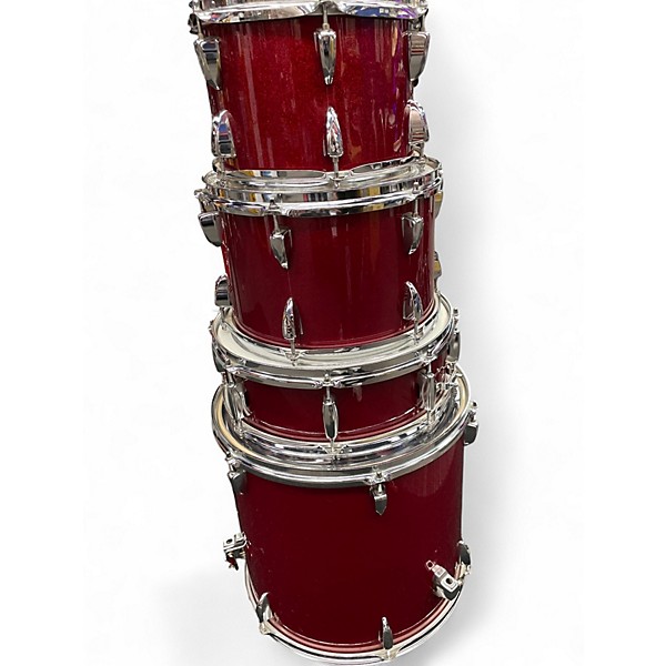 Used 2020s TAMA 5 Piece Imperialstar Metallic Red Drum Kit