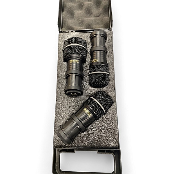 Used Nady DM DRUMS 3PC KICK AND TOMS Drum Microphone