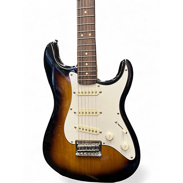 Used Squier Standard Stratocaster 2 Color Sunburst Solid Body Electric Guitar