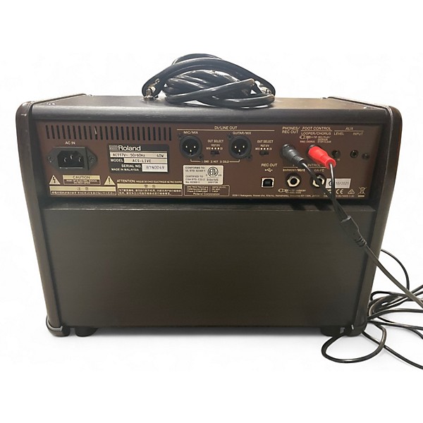 Used BOSS ACS Live Acoustic Guitar Combo Amp