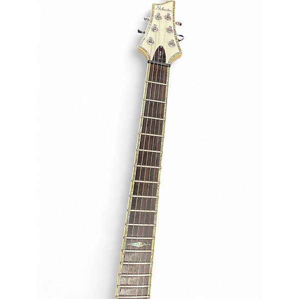Used Schecter Guitar Research C-1 Elite Cream Solid Body Electric Guitar