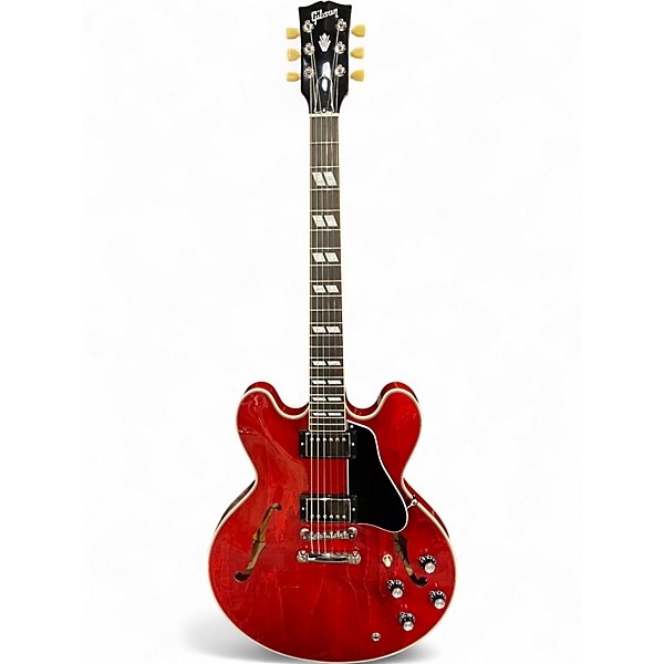 Used Gibson ES345 Cherry Hollow Body Electric Guitar