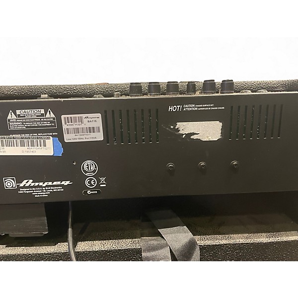 Used Ampeg BA115 100W 1x15 Bass Combo Amp
