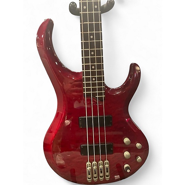 Used Ibanez BTB4Q00QM RED Electric Bass Guitar