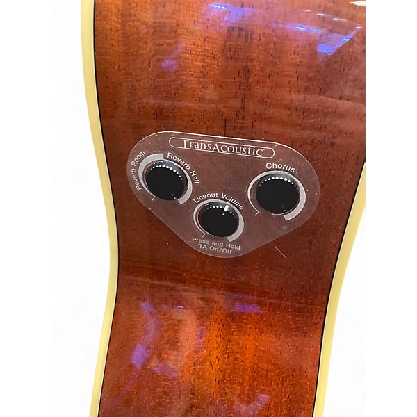 Used Yamaha FG-TA TransAcoustic Natural Acoustic Guitar