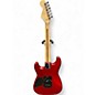 Used Squier DELUXE FAT STRATOCASTER Satin Red Solid Body Electric Guitar