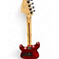 Used Squier DELUXE FAT STRATOCASTER Satin Red Solid Body Electric Guitar
