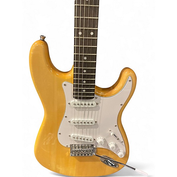 Used Stadium Stratocaster Natural Solid Body Electric Guitar