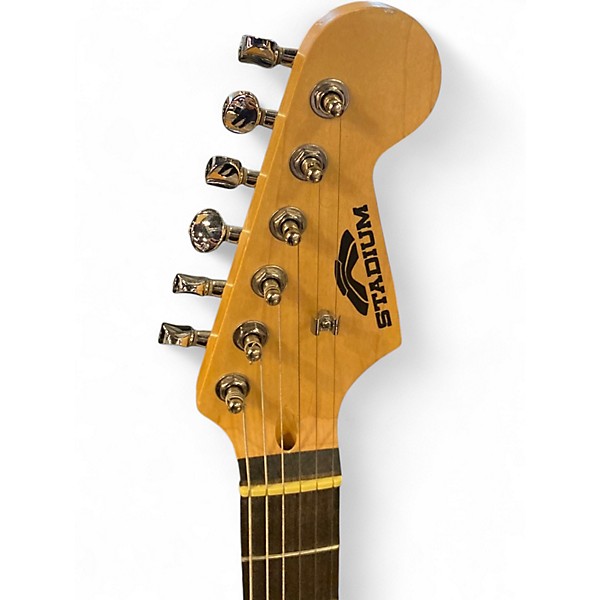 Used Stadium Stratocaster Natural Solid Body Electric Guitar
