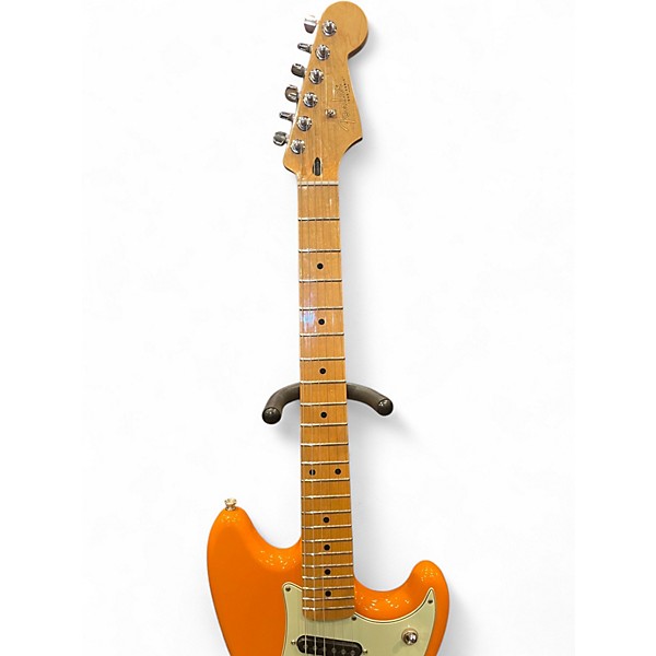 Used Fender Duo Sonic Orange Solid Body Electric Guitar