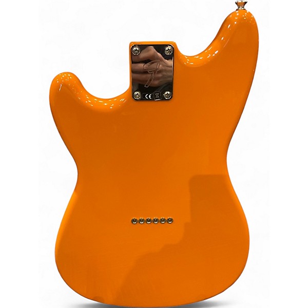 Used Fender Duo Sonic Orange Solid Body Electric Guitar
