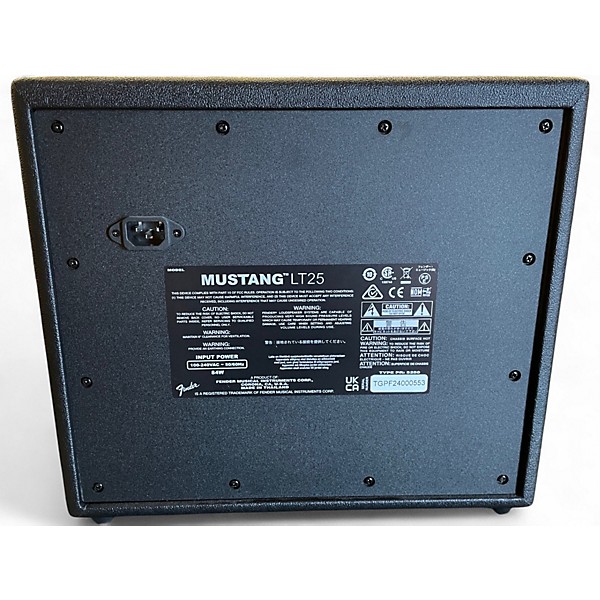 Used Fender Mustang LT25 25W 1x8 Guitar Combo Amp