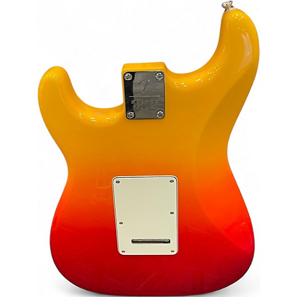 Used Fender Player Plus Stratocaster Tequila Sunrise Solid Body Electric Guitar