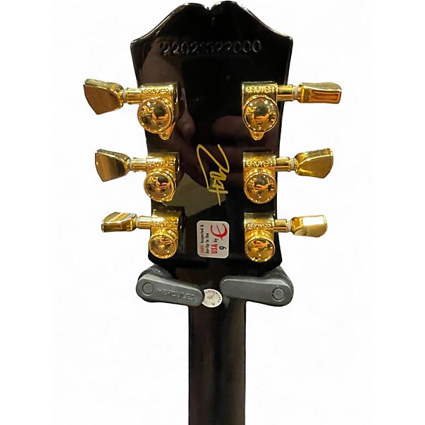 Used Epiphone LES PAUL MKH ORIGINS CUSTOM Black Solid Body Electric Guitar