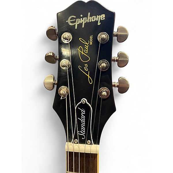 Used Epiphone Les Paul Standard Cherry Sunburst Solid Body Electric Guitar