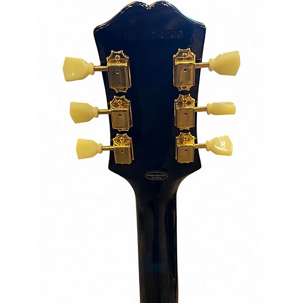 Used Epiphone Les Paul Custom Black Solid Body Electric Guitar