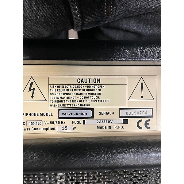 Used Epiphone Valve Jr 1X8 5W Class A Tube Guitar Combo Amp