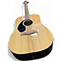 Used Fender LEFT HANDED CD60S Natural Acoustic Guitar
