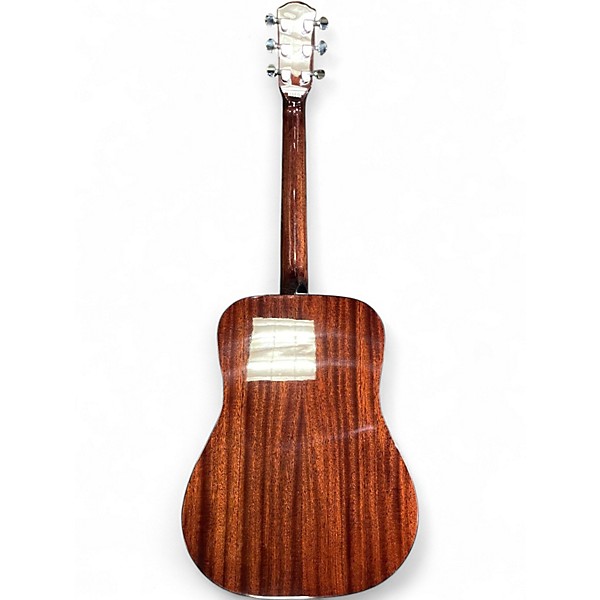 Used Fender LEFT HANDED CD60S Natural Acoustic Guitar