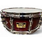 Used Yamaha 5.5X14 birch custom cranberry red Drum thumbnail
