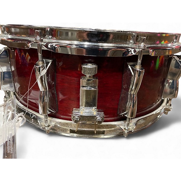 Used Yamaha 5.5X14 birch custom cranberry red Drum