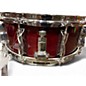 Used Yamaha 5.5X14 birch custom cranberry red Drum