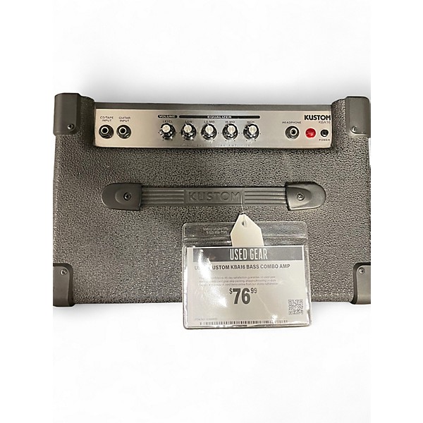 Used Kustom KBA16 Bass Combo Amp