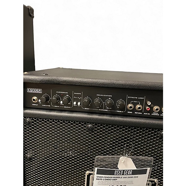 Used Fender Rumble 350 350W 2x10 Bass Combo Amp