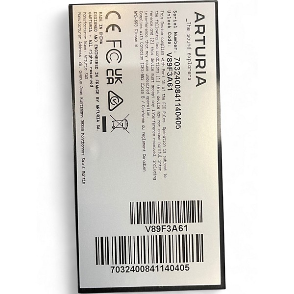 Used Arturia Minilab 3 MIDI Controller
