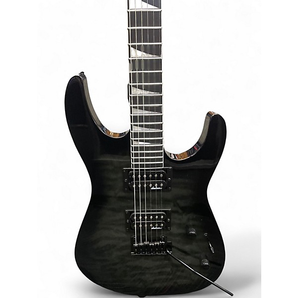 Used Jackson JS20 DKQ 2PT Transparent Charcoal Solid Body Electric Guitar