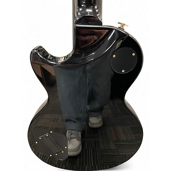 Used 2022 Epiphone Matt Heafy Les Paul Custom Black Solid Body Electric Guitar