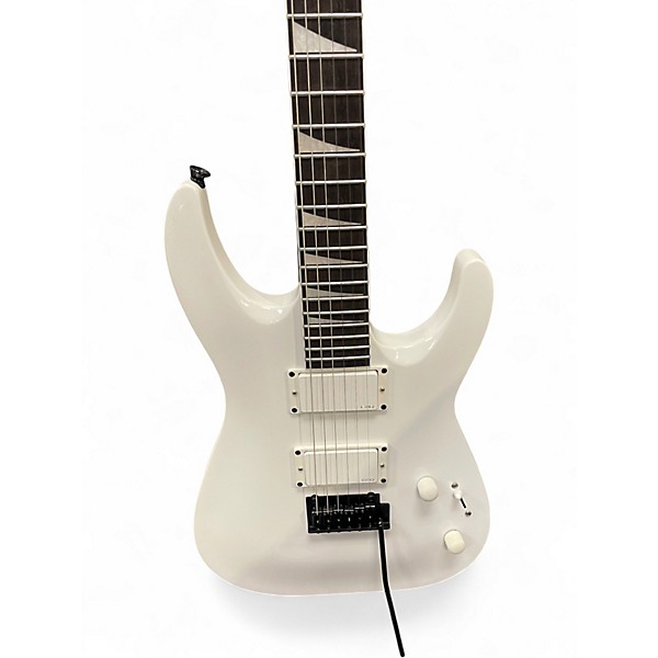 Used Jackson JS22 Dinky Alpine White Solid Body Electric Guitar