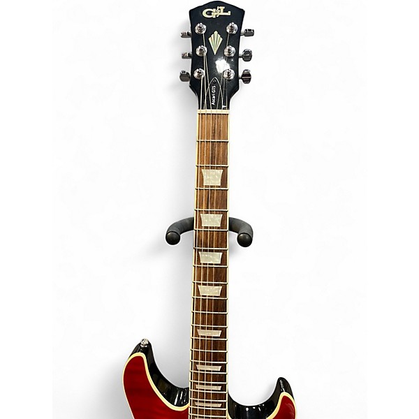 Used G&L Ascari GTS Crimson Red Trans Solid Body Electric Guitar