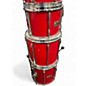 Used Pearl 6 Piece All Birch 6 Piece Shell Pack Red Drum Kit