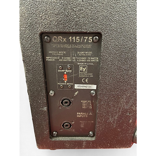 Used Electro-Voice QRX115/75 Unpowered Speaker