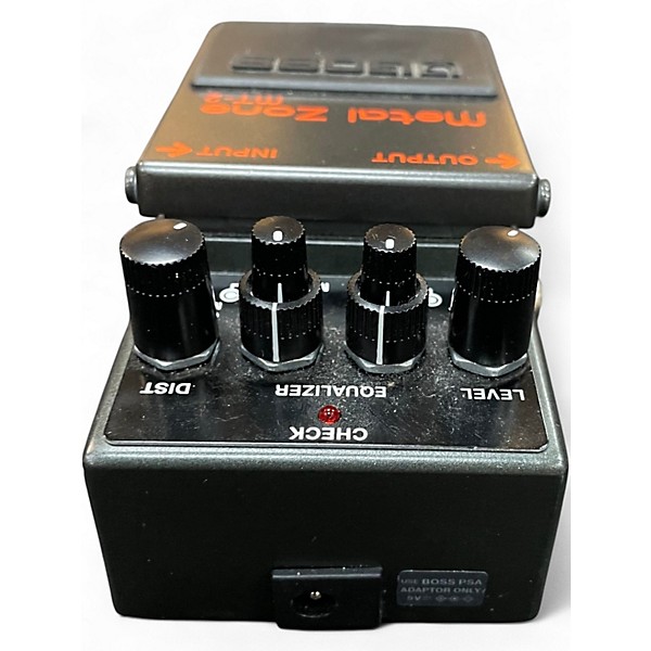 Used BOSS MT2 Metal Zone Distortion Effect Pedal