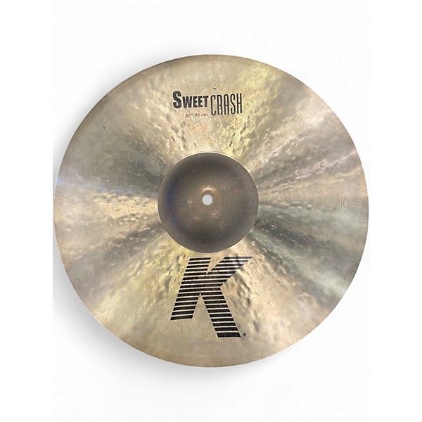 Used Zildjian 18in K Sweet Crash Cymbal