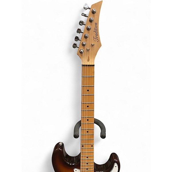 Used Tradition G12 HSS 2 Tone Sunburst Solid Body Electric Guitar