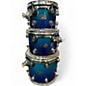 Used PDP by DW 6 Piece LX SERIES SHELL PACK ROYAL BLUE FADE Drum Kit